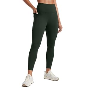 Naked Feeling Workout Leggings voor dames, 28 inch – Yogabroek met hoge taille en volledige lengte