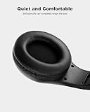 Personal FM Radio Headphones with Best Reception and Longest Lasting, Wireless Headset FM Radios Ear Muffs for Walking, Jogging Powered by 2 AA Battery (Not Included)-Black - Image 6