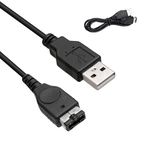 Winhuey GBA SP Charger USB Cable for DS Original (NDS)/ Advance SP (GBA SP) USB Power Charger Cable (Black)﻿