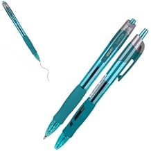 GZBABY Retractable Rollerball Pens 10 Pcs, Fine Point Gel Pen 0.5 mm, Quick Drying, SmoothDark Blue