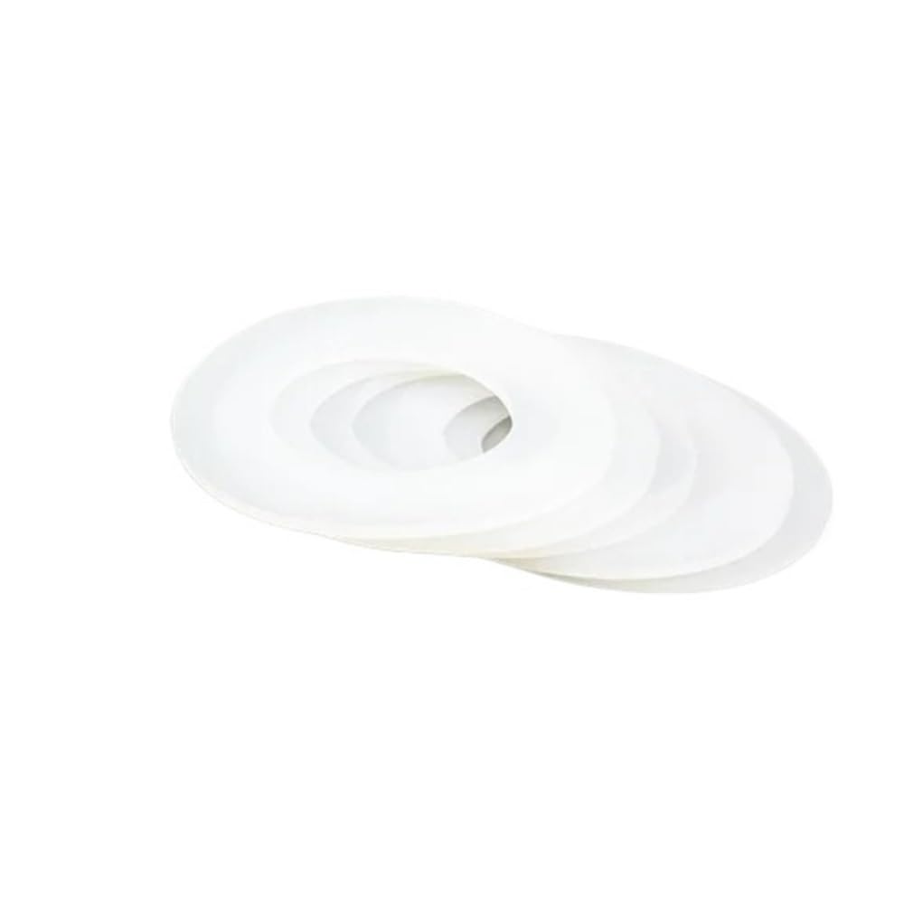 UZAMIRLEX Silicone Flat Washer, Silicone Gasket Pack Of 10 Flat Sealing Washer Spacer Multiple Sizes For BSP NPT Fitting(8x15x3mm)