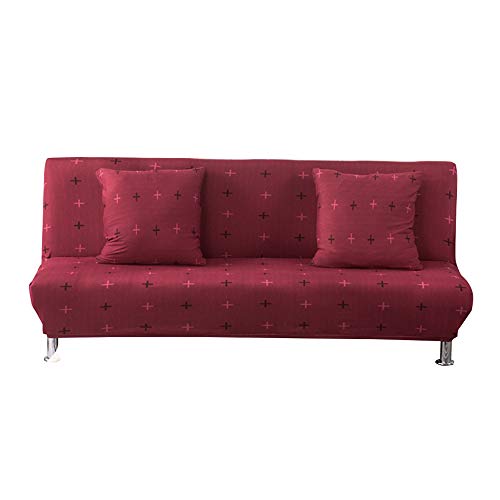 WINS Funda para sofá Cama Fundas sofá sin Brazos Funda de futón Clic clac elástica poliéster Spandex Fundas sofá Cama Impreso 1 Asiento