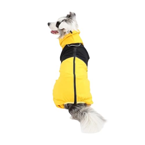 Abrigo impermeable para perro con aislamiento térmico completo para invierno 2