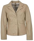 Gipsy - Damen Lederjacke Blazer Lammnappa Light beige Größe XXL