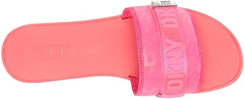 DKNY Women's Wezli Flat Slide Sandal, Fuchsia, 8 | Image 4