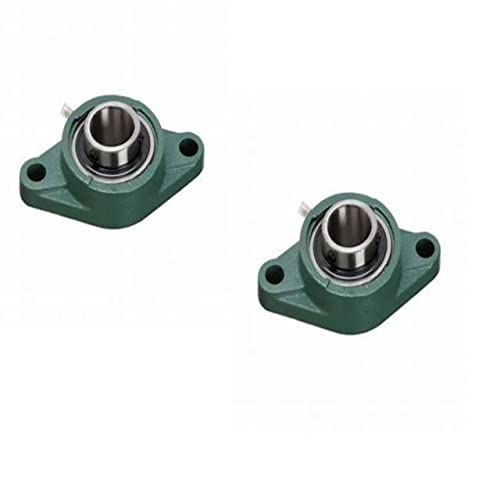 Collares Summit  UCFL201-8  Cojinete montado en brida de bloque de almohada de 12 pulgadas, 2 pernos 2 piezas