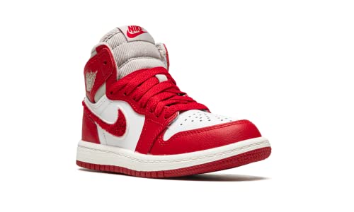 Jordan Boy's Jordan 1 High Og (Little Kid) Light Iron Ore/Varsity Red/Sail 2.5 Little Kid M #TOP5