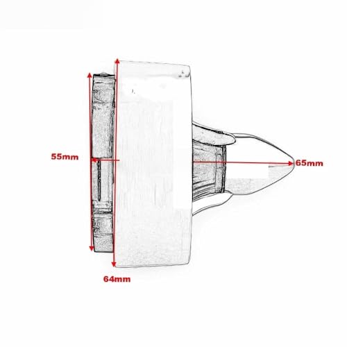 Luz trasera lente del indicador para solucionar intermitentes rotos en Dyna 6