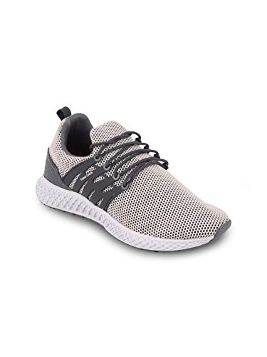Image of Franco Leone Men Mesh White Grey Sport Shoes