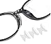 AM Landen 5 Pairs Transparent Non-Slip Silicone Nose Pads Eyeglass Nose Pad (2.5mm)