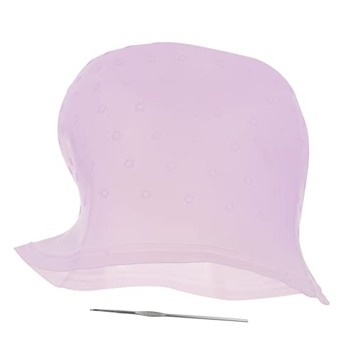 Baluue Elastic Highlight Hat Dyeing Cap for Hair Braids Salon Home Use Silicone Material