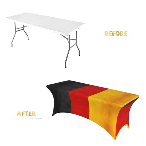 Nappe rectangulaire extensible facile à nettoyer motif Allemagne - 5
