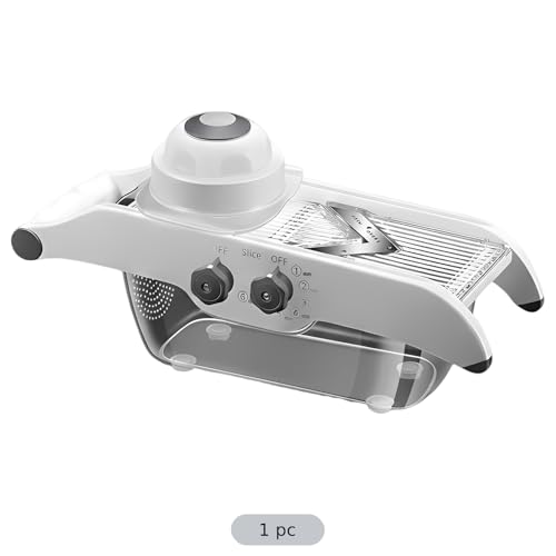 Cortadora multifuncional para frutas y verduras blanca miniatura 2