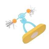 Toyvian Interactif pour Chats Moulin à Vent en Plastique, Divertissement Longue Durée, Design Innovant pour Chatons et Chats Adultes en Intérieur