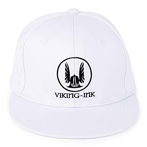 Hoed VIKING INK - Neem een ​​van de beste merken tattoo-inkten op de markt mee (Wit)