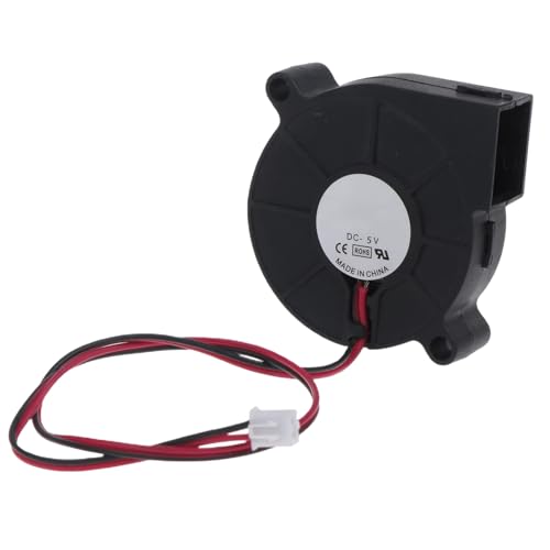 Ventilador de impresora – Radiador de 50 x 50 x 15 mm, ventilador de alta velocidad, potente herramienta giratoria, escape de rendimiento suave | Accesorio electrónico de actualización de hardware de