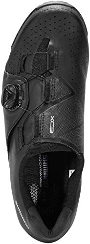 SHIMANO Zapatillas MTB XC300 H. Ancha, Unisex Adulto, Negro, 42 EU