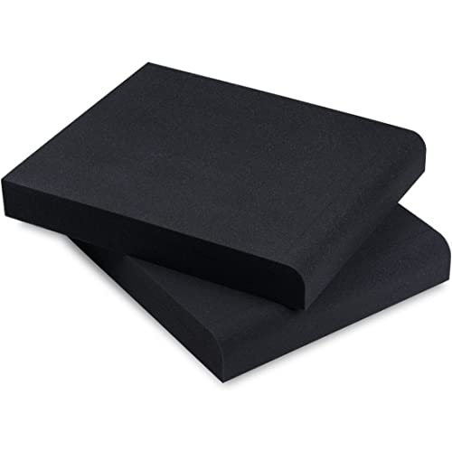 Jorzer Studio Monitor Isolation Pads Suitable for 6.5, 7 and 8 Inches Large Speakers | Reduce Vibrations and Fits Most Stands - Pair | SMPad 8..