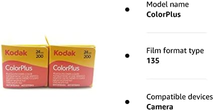 Kodak Colorplus Color Film (200 asa, 24 shots) 2 pieces