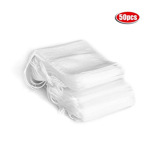 Saquinhos de chá, infusores de chá com cordão descartável Sacos de filtro de chá de folhas soltas Ma