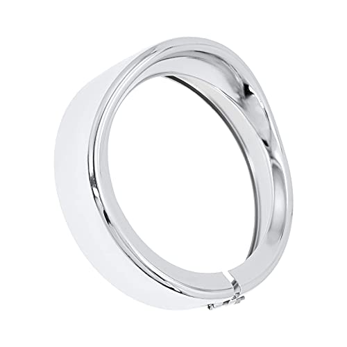 Headlamp Headlight Trim Ring 7 inch Fit for Harley Motorcycle Touring Road King Electra Glide Chrome by HDBUBALUS - Used condition - Image 9