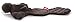 Hear Doggy Flattie Brown Beaver Ultrasonic Silent Squeaker Dog Toy, 58519 Large