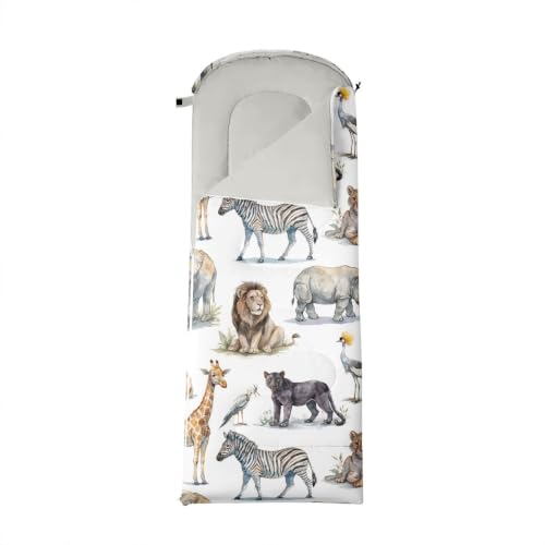 Feelyouafari Animals Kids Sleeping Bags for Camping Cartoon miniatura 3