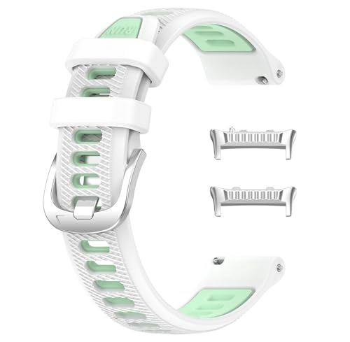 SHEAWA for HUAWEI WATCH D2 �o���h �x���g �����o���h �V���R�� �����x���g �݊��i �ʋC���ɗD�� �A�N�Z�T���[ (�z���C�g+�O���[��)