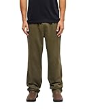 Side and back pockets Quiksilver Pantalon Taxer Regular Twill Pant Homme Marron
