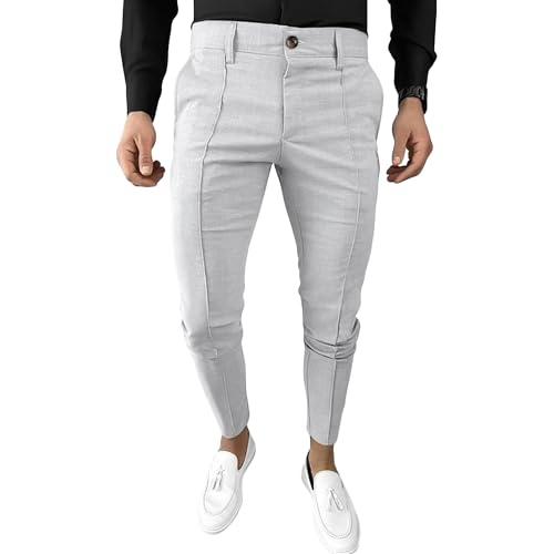 Pantalon chino fuselé homme du bureau aux sorties décontractées