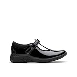 Clarks - 261783176, Chicas, Black Pat,