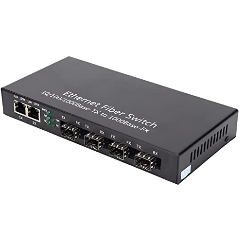 Commutateur réseau Ethernet non géré 4 fibres pour étendre votre connexion internet sans perte