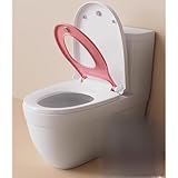 Fangool Asiento de inodoro en forma de U, tapa con tapa para niños, adultos y niños, fácil de instalar