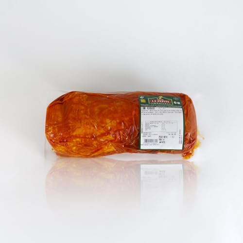 EMBUTIDOS LA PEPITA – Lomo Adobado Natural de Cerdo Media Pieza | Formato 1650 Gr | Receta Tradicional con Pimentón, Ajo y Hierbas Aromáticas | Producto Español | Envasado al Vacío