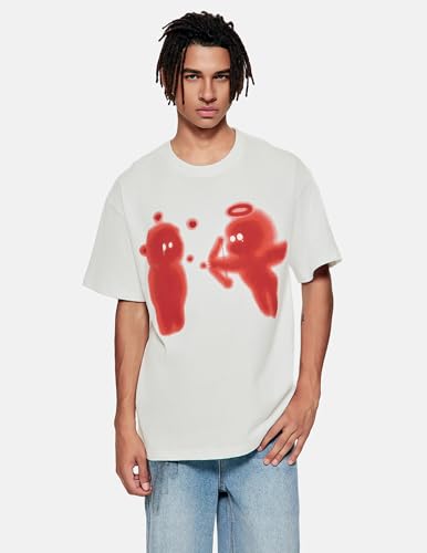 Vamtac Mens Oversized Graphic Tees Y2k Vintage Cupid’s Love Arrow Short Sleeve Streetwear Tops Tshirt Unisex2
