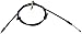 Dorman C660500 Rear Driver Side Parking Brake Cable Compatible with Select Chevrolet / Pontiac Models