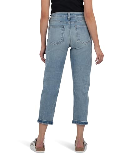 KUT from the Kloth Women's Sienna Baggy Boyfriend Crop Roll Up3