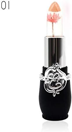 Amazon Co Jp 6色のリップスティックロングラスティングモイス温度変化色の花のリップスティック透明なゼリーの唇バームメイクアップ口紅 Color 01 ホーム キッチン