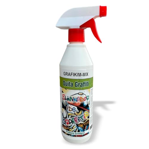 Limpiador Spray Quita Graffiti • Elimina Pintura de Todo Tipo de Superficies • Fórmula Fuerte y Eficaz • Producto ecologico