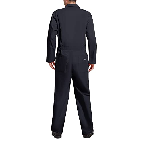 HISEA Men's Long Sleeve Coverall, Stain & Wrinkle Resistant Mens Work Coverall with Multi Pockets