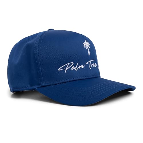 Image of Palm Tree Crew Men's Adjustable Snapback Embroidered Logo Crew Hat