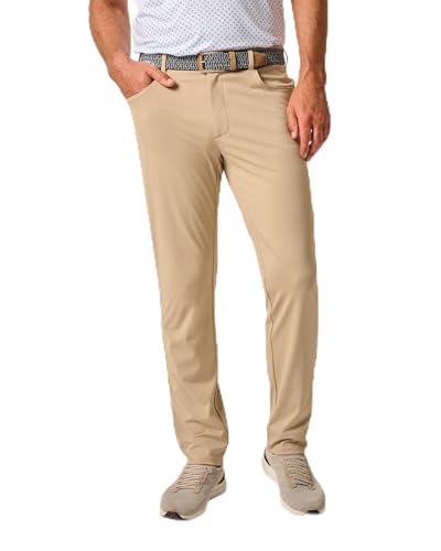 johnnie-O Momentum Stretch Knit Performance Pant Light Khaki / 40/32
