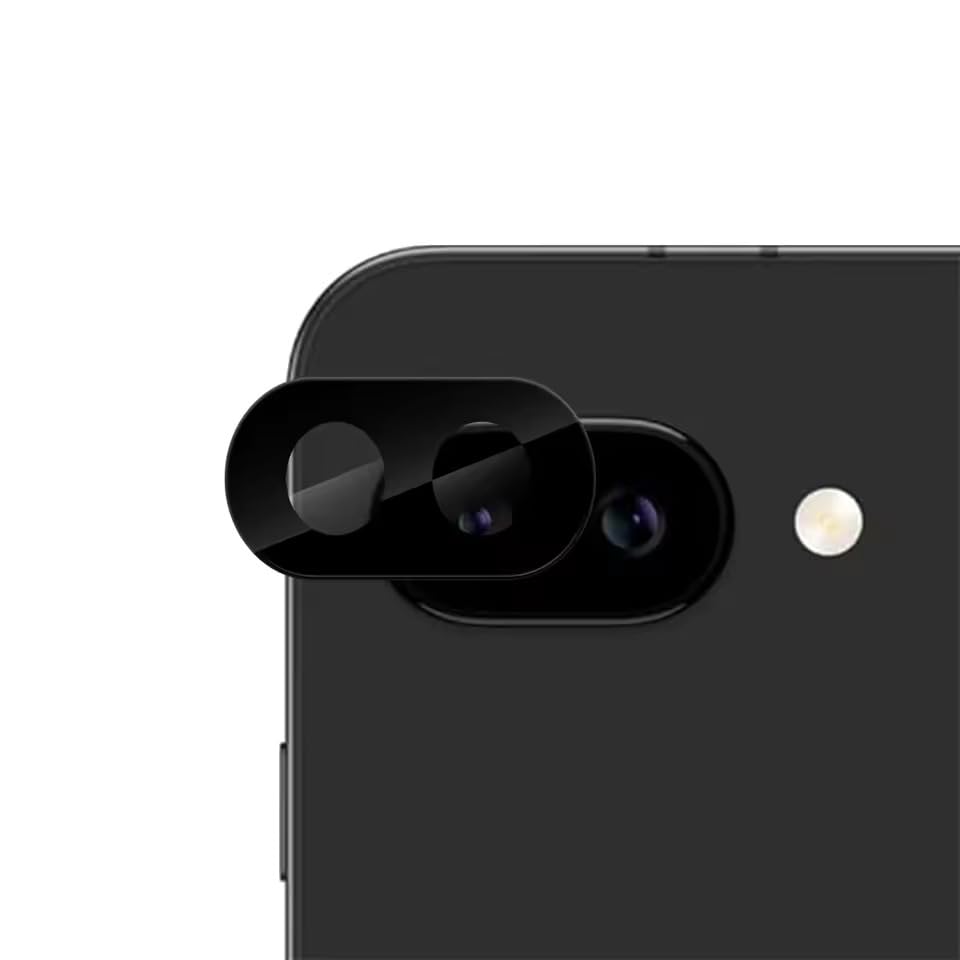 Image of Xmon Back Camera Lens Protector for Google Pixel 9A (1 Pack) Premium Camera Glass Protector Guard, Anti-Scratch, Ultra-Clear, Easy Installation