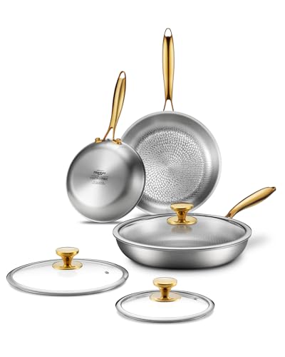 Titanium Pans for Cooking | 8/10/12 Inch Tagine Pure