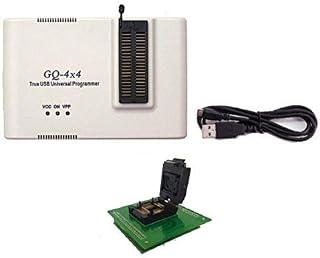 PRG-1119 GQ-4X V4 (GQ-4X4) Programmer + ADP-096 Altera QFP100 to DIP JTAG Adapter, Support Chip ID W25Q256