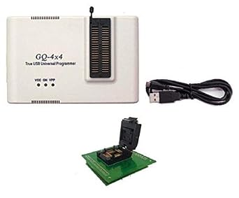 PRG-1119 GQ-4X V4 GQ-4X4 Programmer + ADP-096 Altera QFP100 to DIP JTAG Adapter, Support Chip ID W25Q256