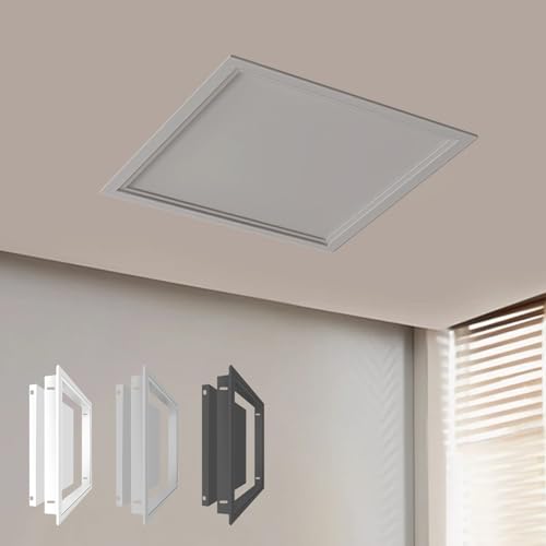 �_���� �V��A�N�Z�X�p�l�� 150mm�A200mm�A300mm�A400mm�A500mm�A�A���~�j�E���������_�����A�o�X���[���P�[�u���A�N�Z�X�n�b�`�i�B���L���b�v�t���j�A�l�W�t�� ���t���ȒP ���� �ƒ�p �C��(Gray,15*15cm)