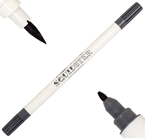 Squidster Hautmarker GRAU Tattoostift mit zwei Spitzen Skin Marker Cover