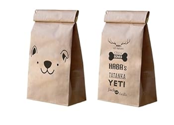 HABAs Sac en Papier Kraft Pour Snacks Pour chiens langlebig und praktisch Overture Large Masse 26x18x11 cm Farbe Kraft Modle Ch