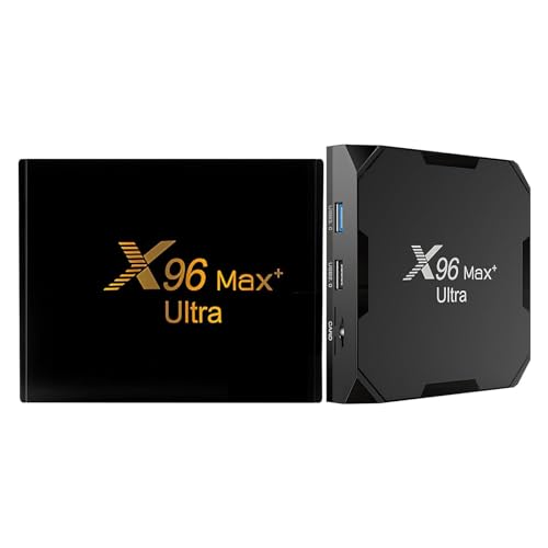 Caja de televisión Android x96 MAX, más Reproductor de superstreaming Android 11 WiFi 8k Caja de televisión de Alta definición chipset de Cuatro núcleos, 4G / 46gb